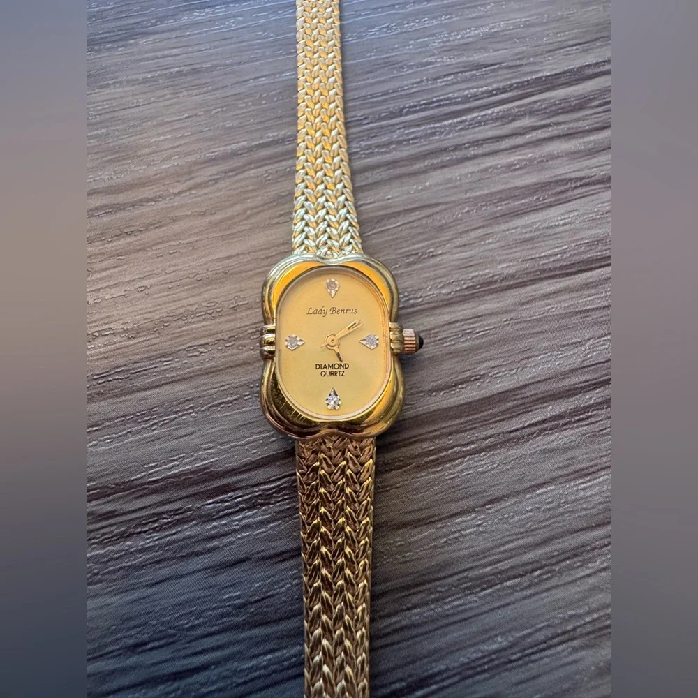 Lady Benrus Vintage Gold Women's Watch